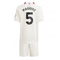 Maglie da calcio Manchester United Harry Maguire #5 Terza Maglia Bambino 2023-24 Manica Corta (+ Pantaloni corti)
